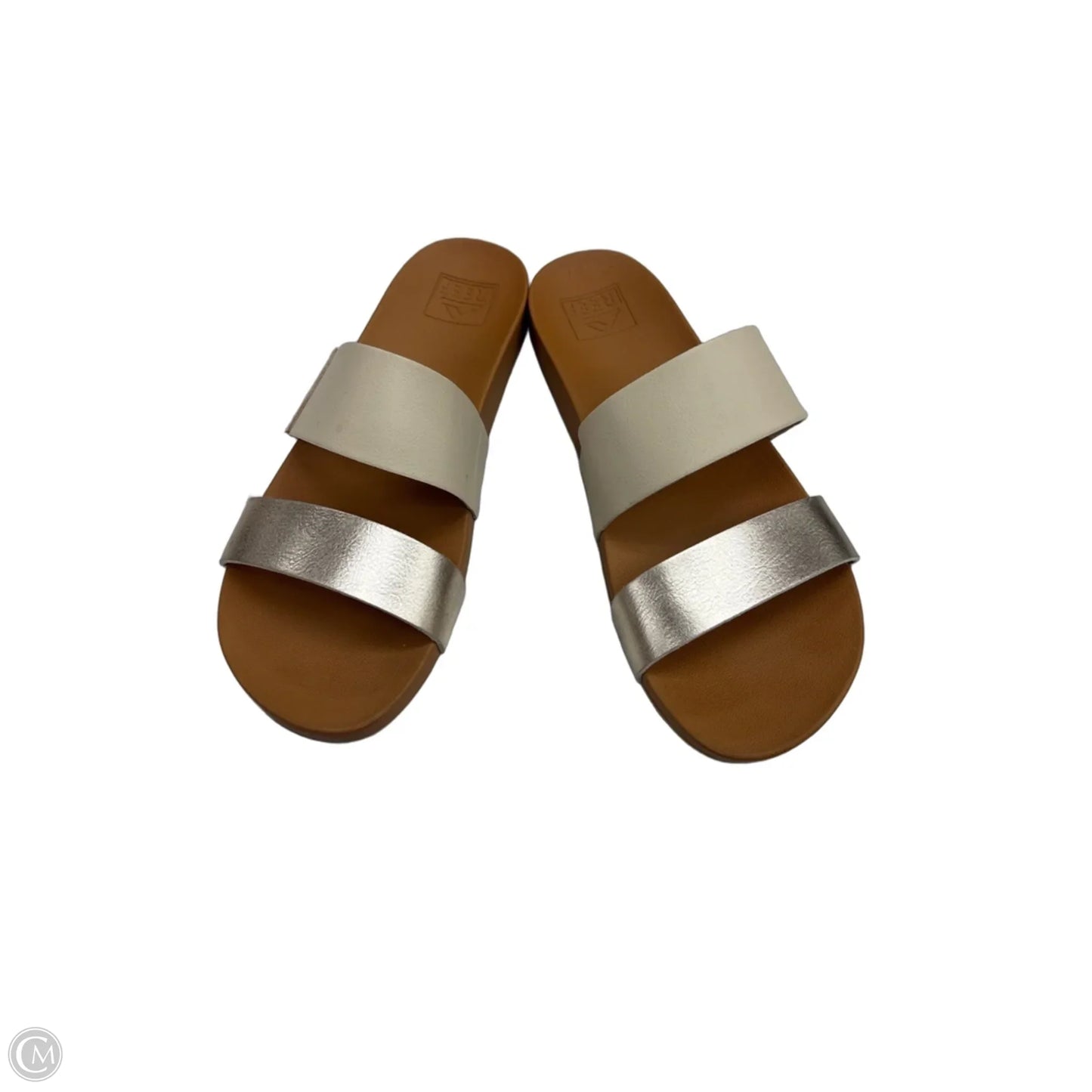Sandals Flats By Reef In Brown & Tan, Size: 9.5
