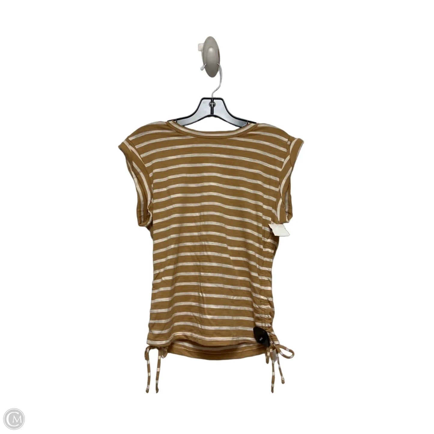 Top Sleeveless By Dkny In Cream & White, Size: S