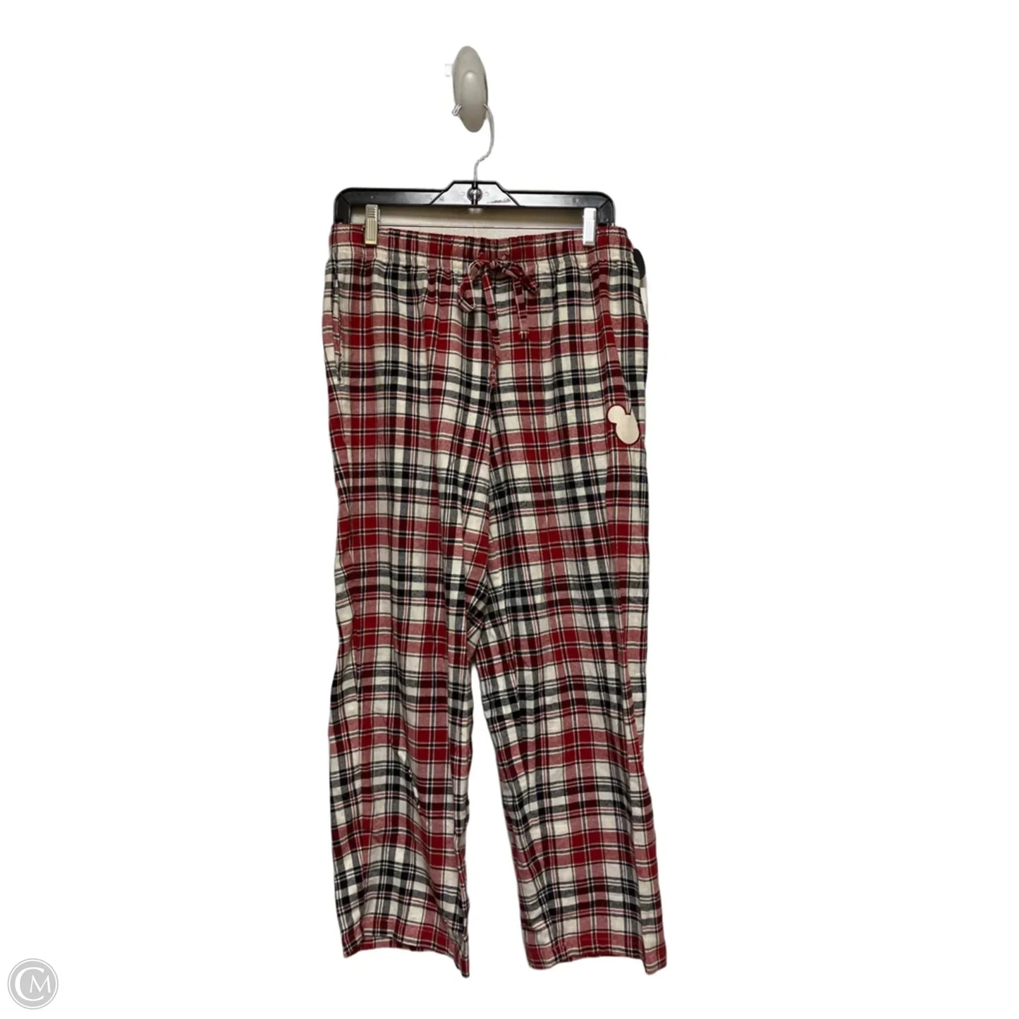 Pajama Pants By Disney Store In Striped Pattern, Size: M
