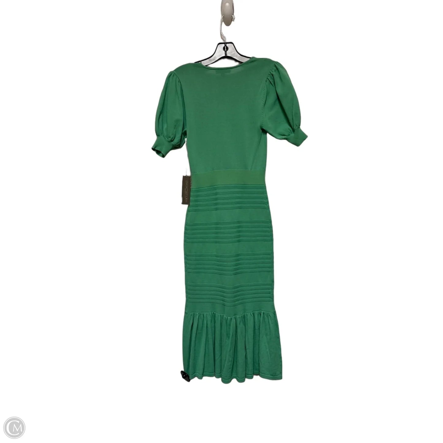 Dress Casual Midi By Eva Mendes In Green, Size: Xs