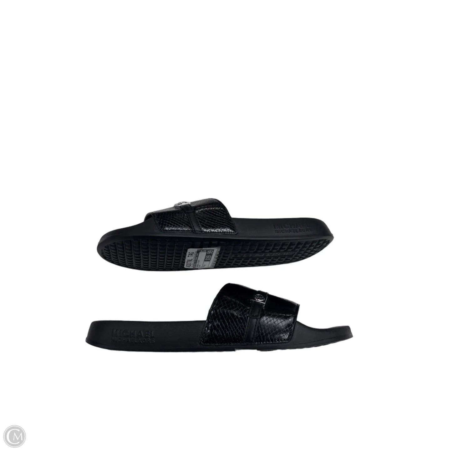 Sandals Flats By Michael By Michael Kors In Black, Size: 9