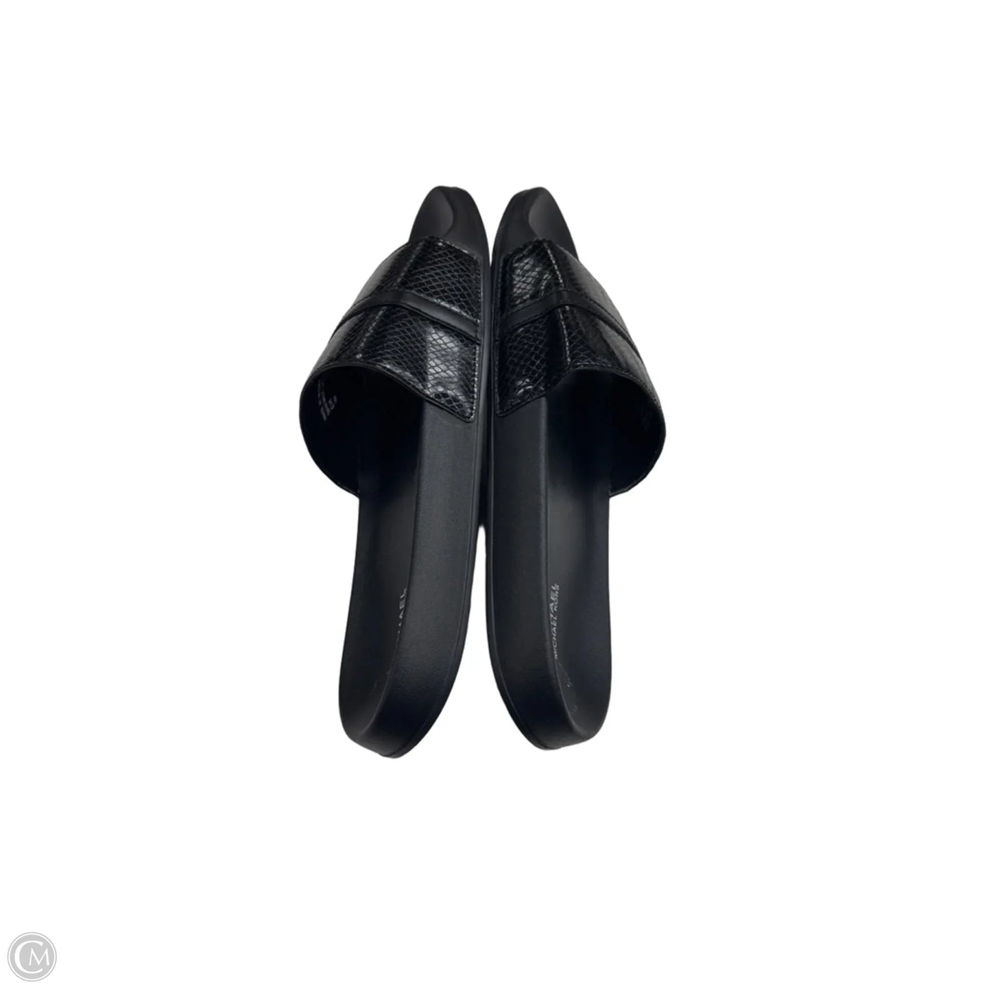 Sandals Flats By Michael By Michael Kors In Black, Size: 9