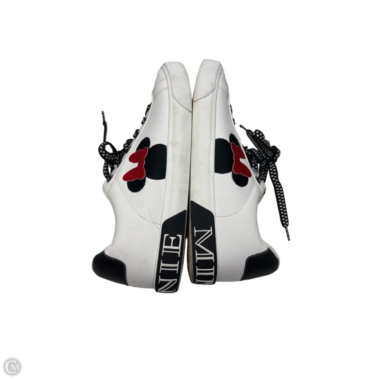Shoes Sneakers By Disney In Black & White, Size: 9
