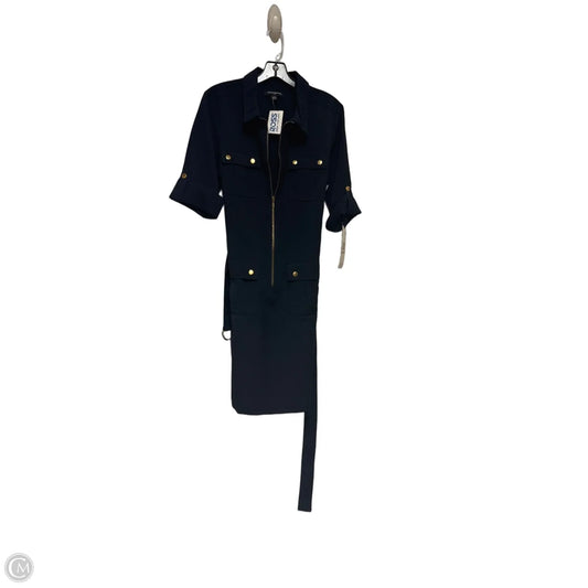 Dress Casual Midi By Sharagano In Navy, Size: L