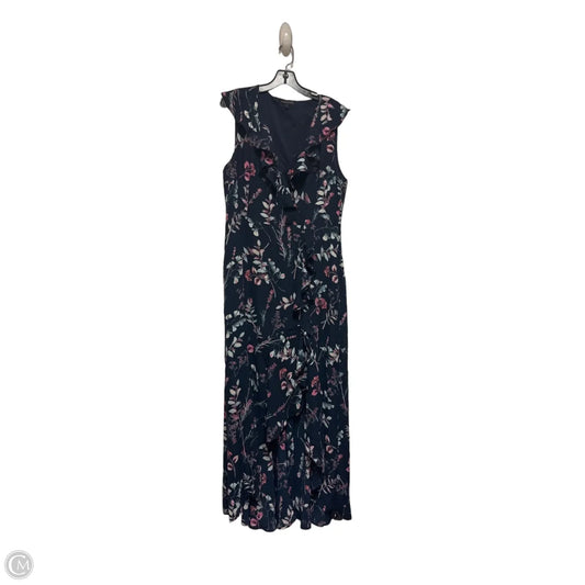 Dress Casual Maxi By Banana Republic In Floral Print, Size: Xl