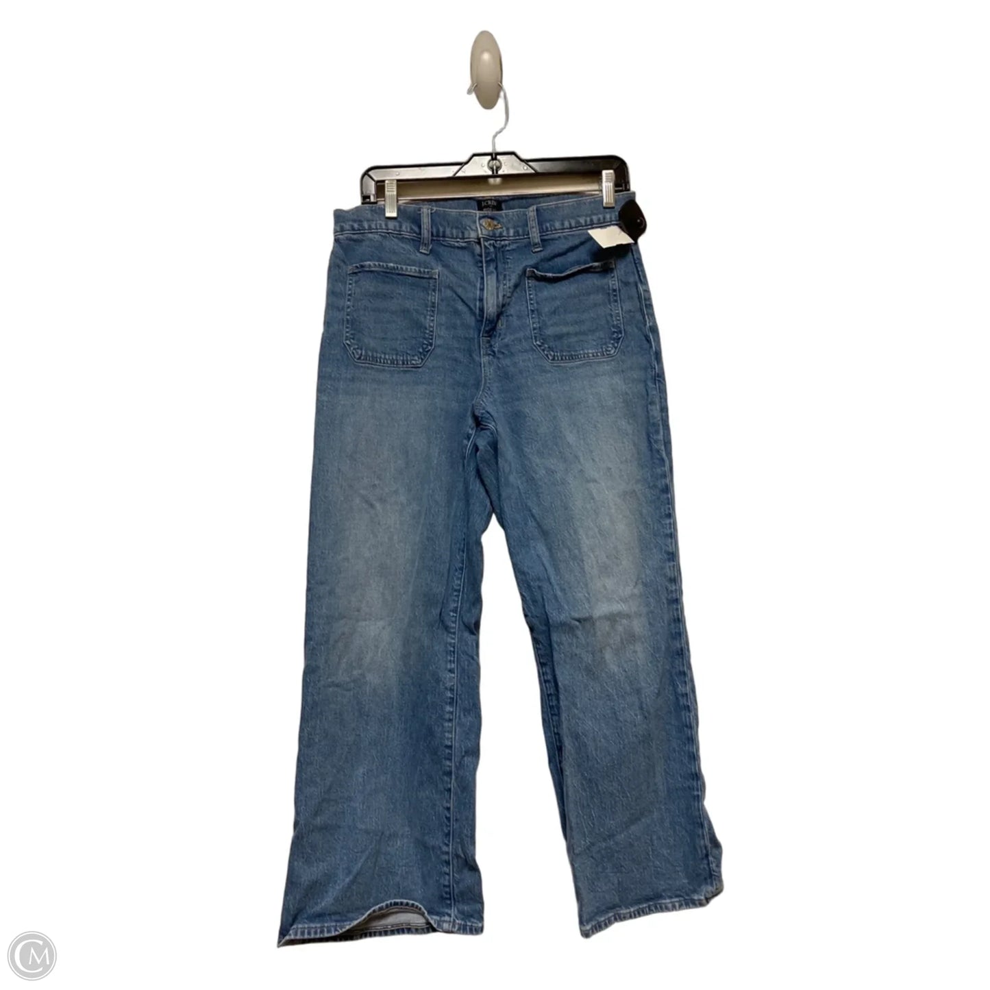 Jeans Wide Leg By J. Crew In Blue Denim, Size: 6