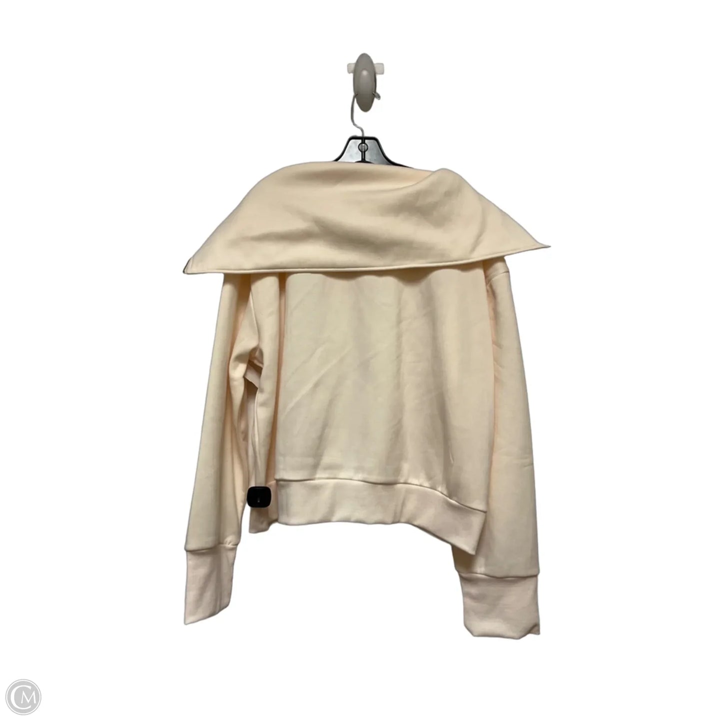 Sweatshirt Collar By Clothes Mentor In Beige, Size: Xl