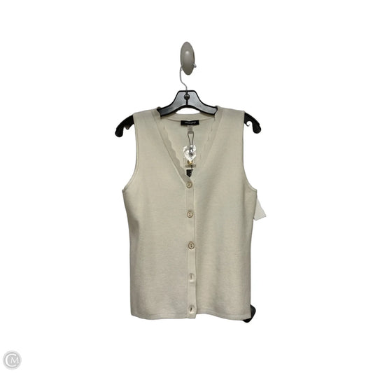 Top Sleeveless By Cable And Gauge In Cream, Size: S