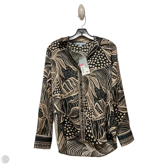 Top Long Sleeve By Antonio Melani In Black & Tan, Size: Xs