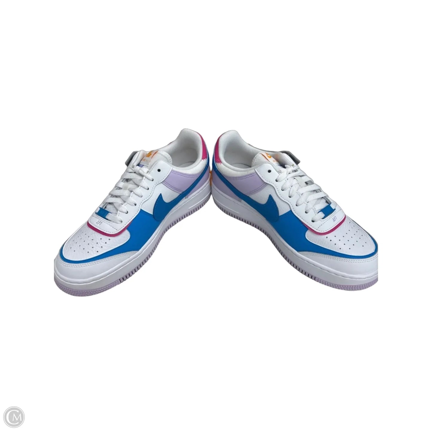 Shoes Sneakers By Nike In Blue & Pink, Size: 10