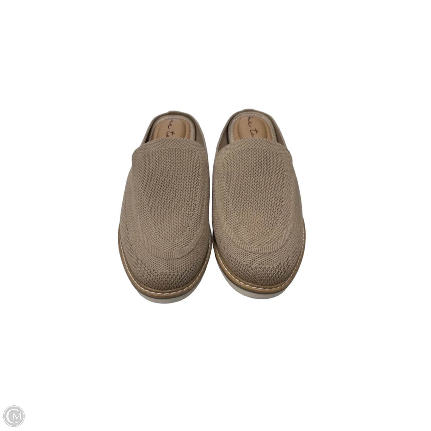 Sandals Flats By Me Too In Beige, Size: 8
