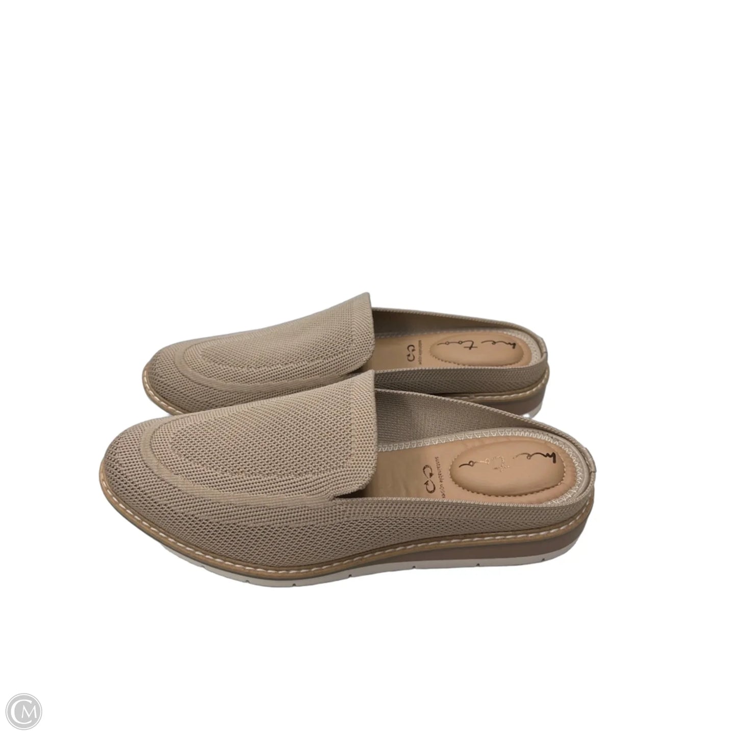 Sandals Flats By Me Too In Beige, Size: 8