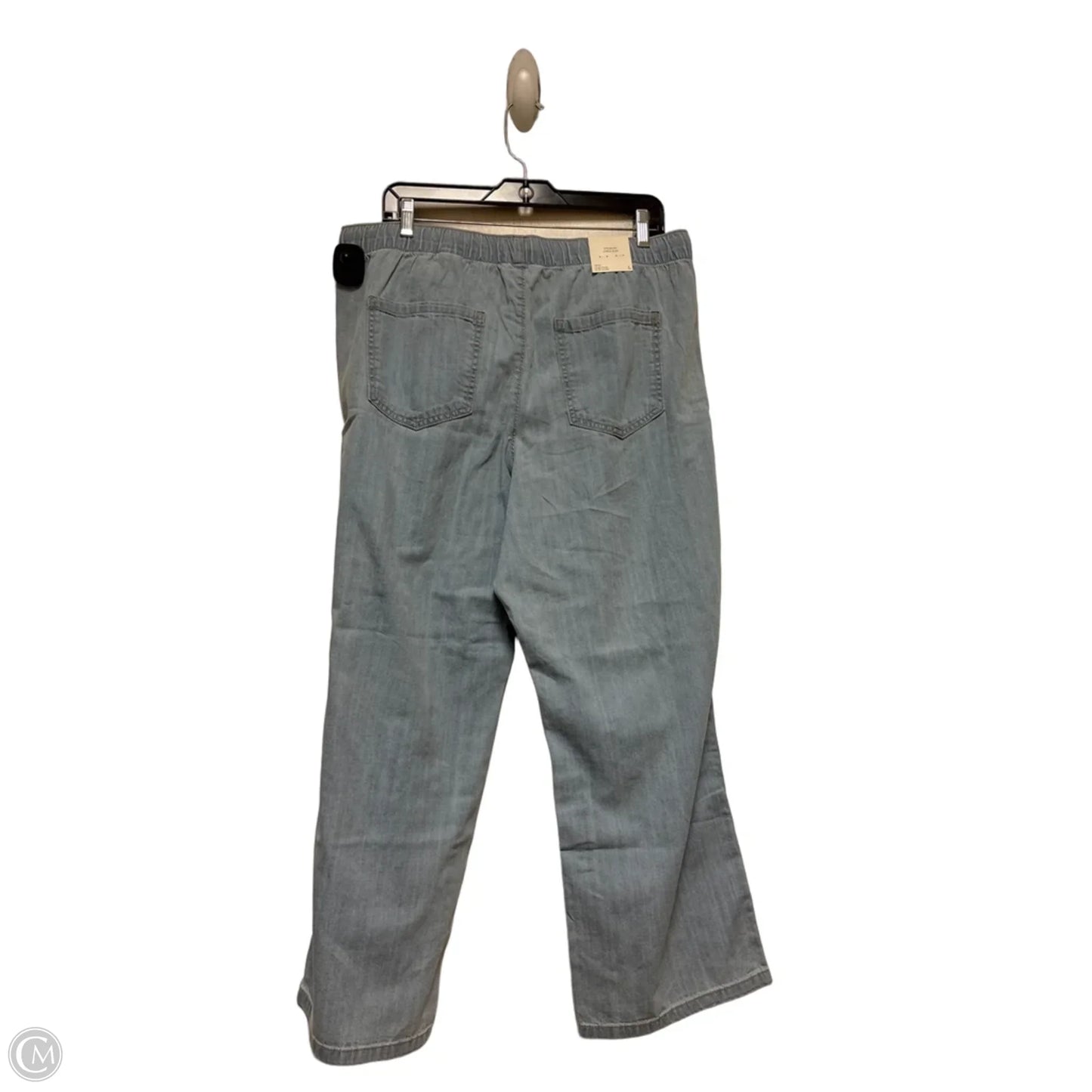 Jeans Wide Leg By Banana Republic In Blue Denim, Size: 0