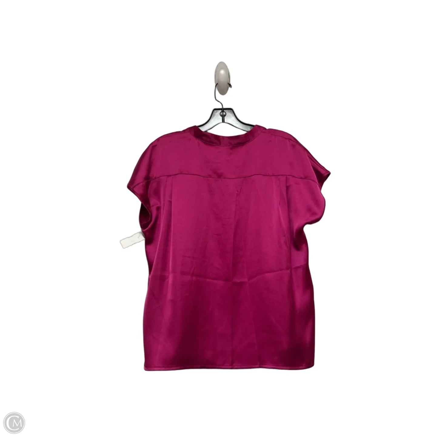 Top Short Sleeve By Nicole Miller In Pink, Size: M