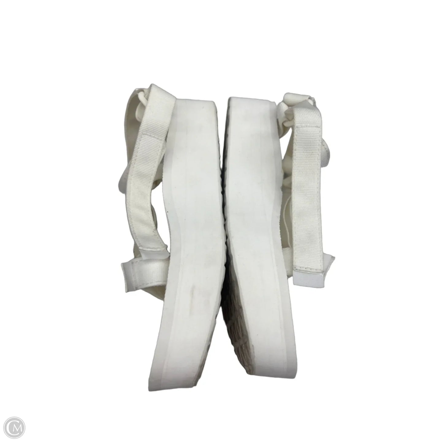 Sandals Heels Platform By Teva In White, Size: 10