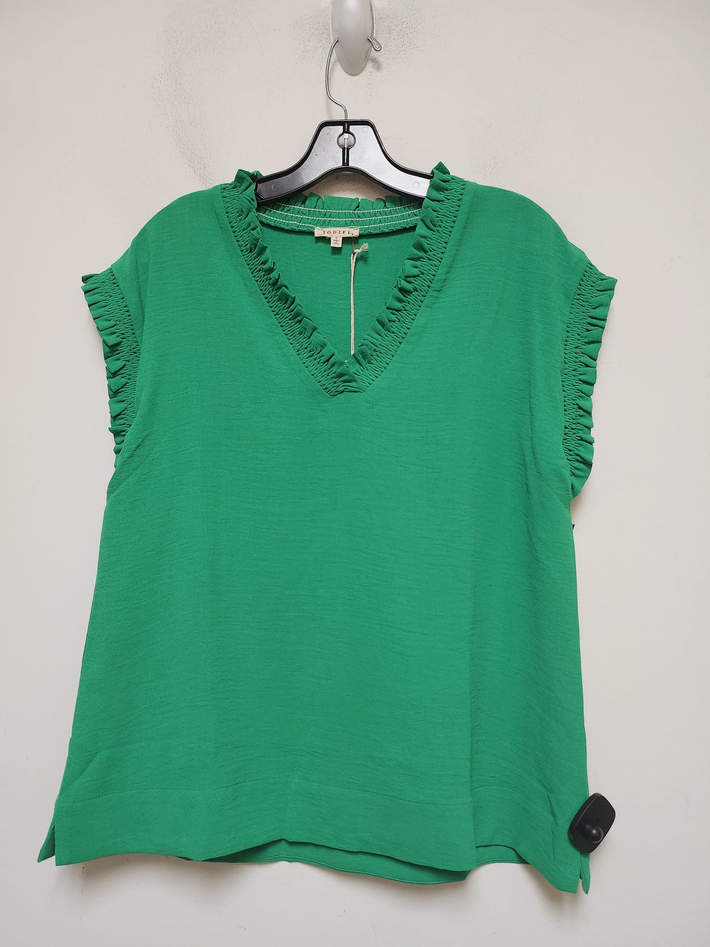 Green Top Sleeveless Jodifl, Size S