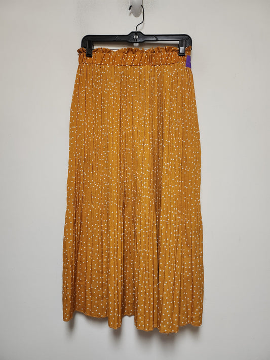 Yellow Skirt Midi Clothes Mentor, Size 8
