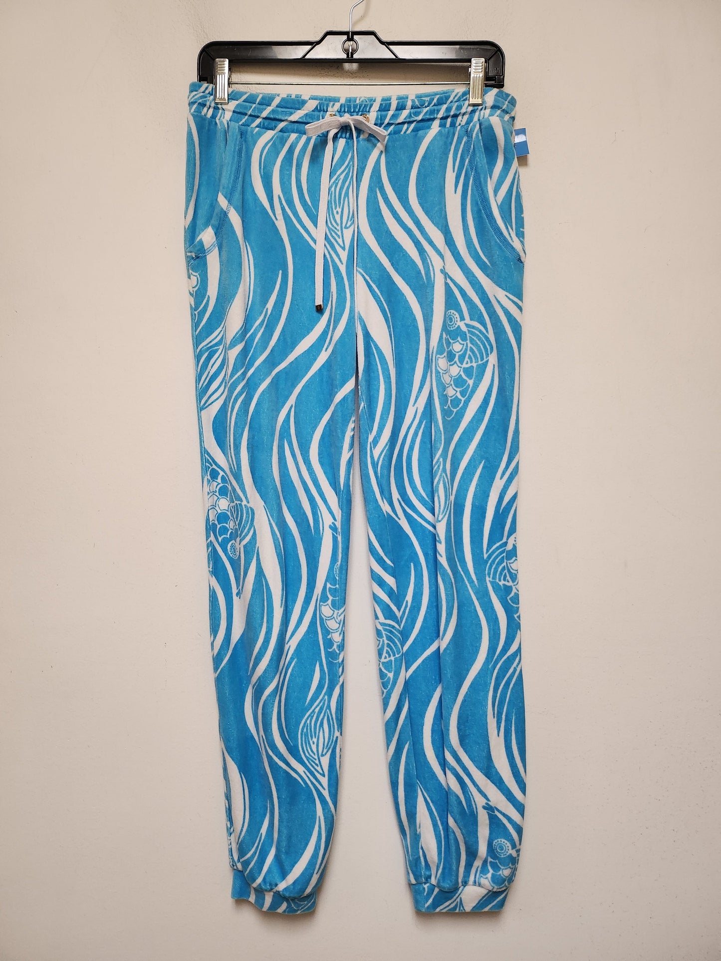 Pants Designer By Lilly Pulitzer In Blue & White, Size: S