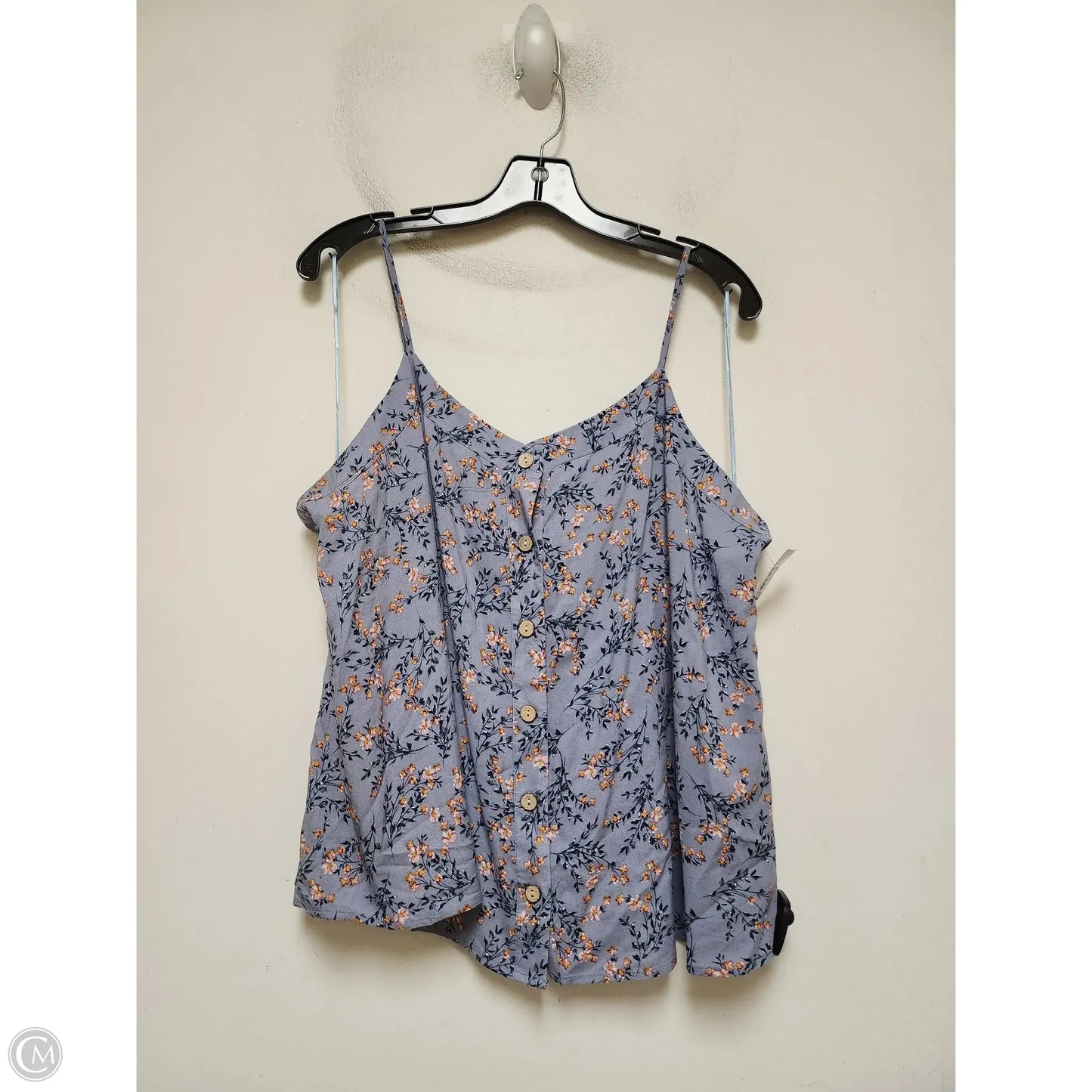 Tank Top By Pink Rose In Floral Print, Size: Xxl