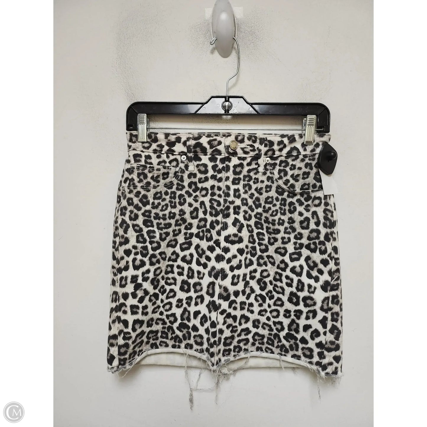 Skirt Mini & Short By Good American In Animal Print, Size: 4