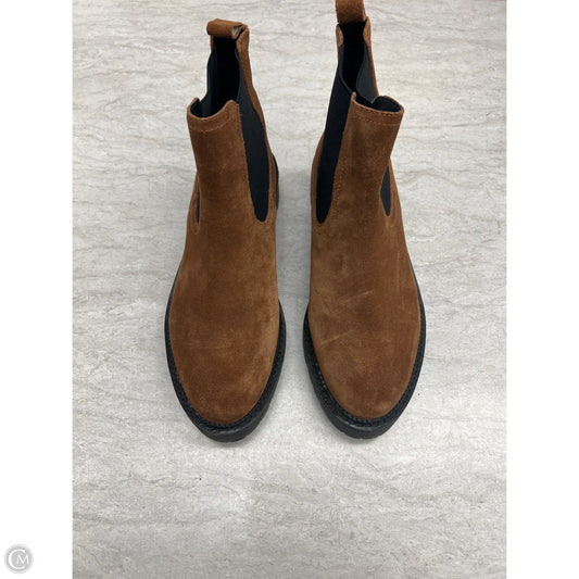 Boots Ankle Flats By Caslon In Brown, Size: 9
