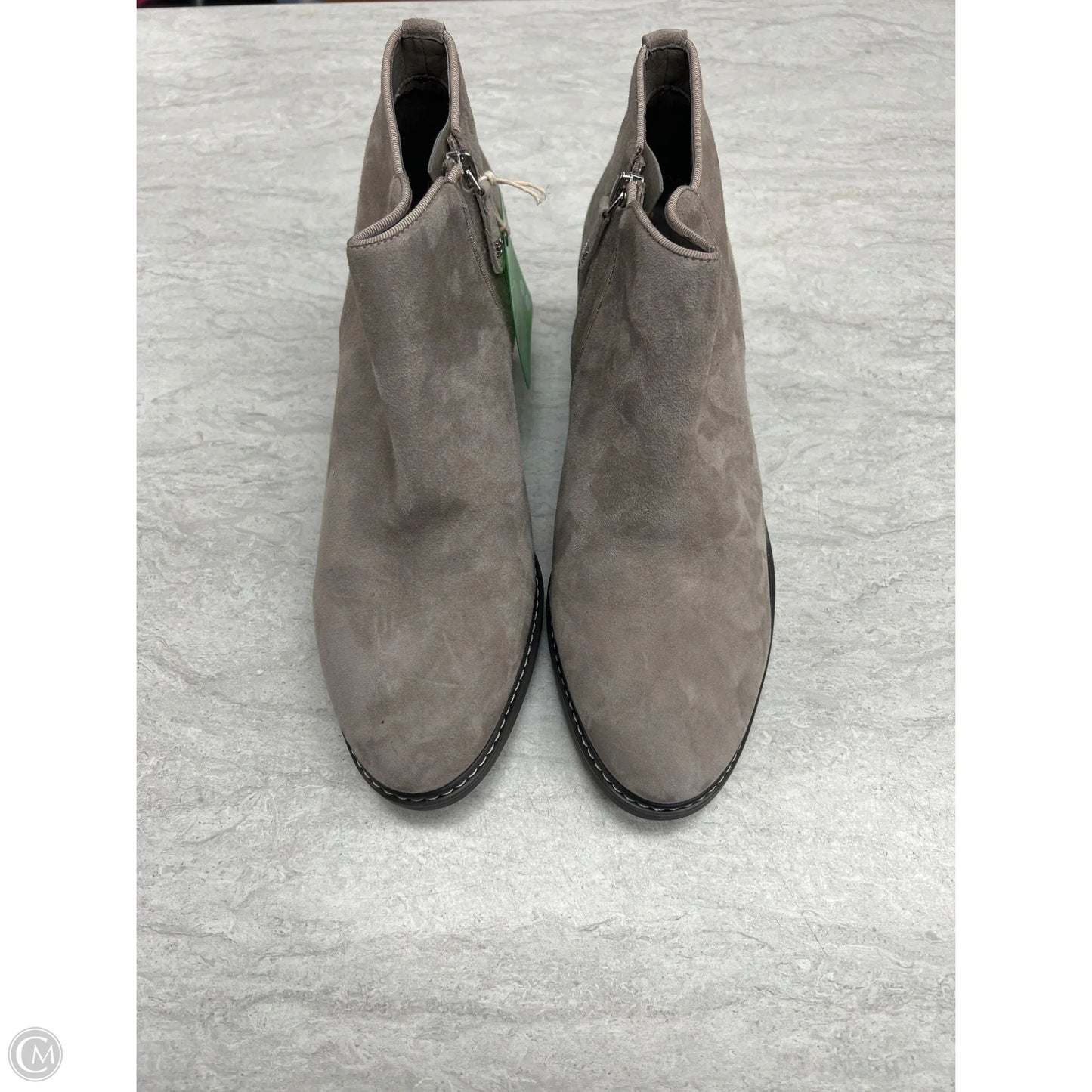 Boots Ankle Flats By Sam Edelman In Grey, Size: 10