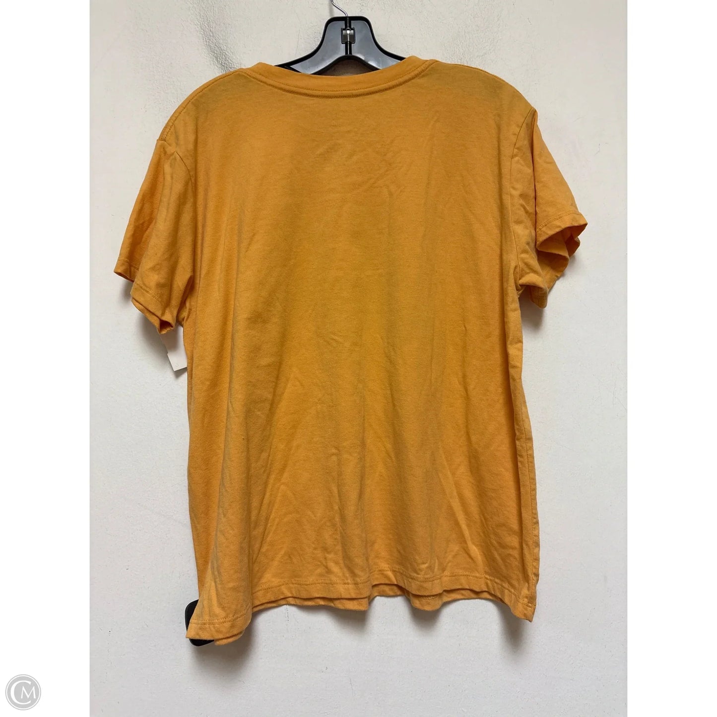 Top Short Sleeve Basic By Disney Store In Yellow, Size: Xl