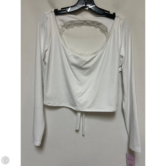 Top Long Sleeve By Wild Fable In White, Size: L