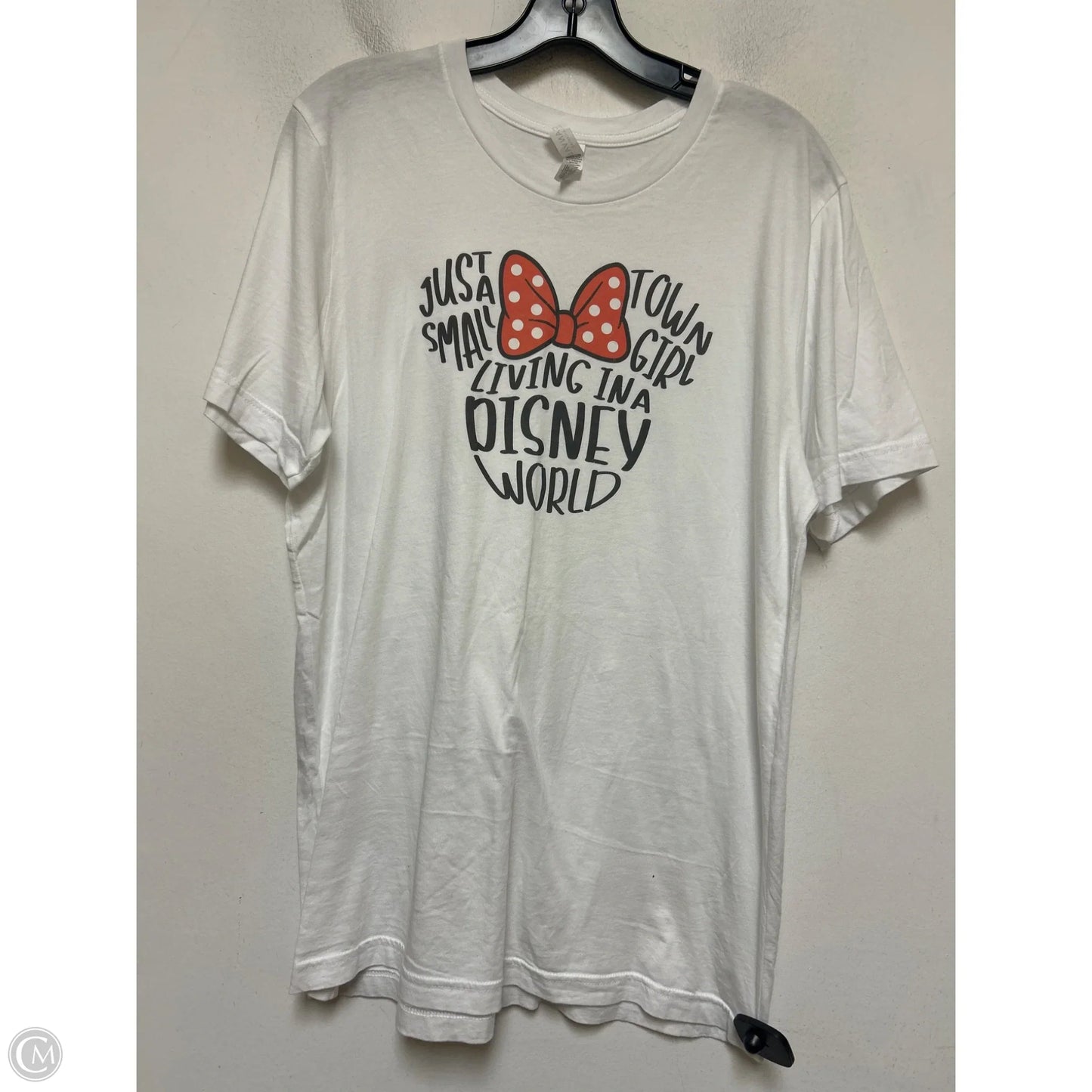 Top Short Sleeve Basic By Bella + Canvas In White, Size: L