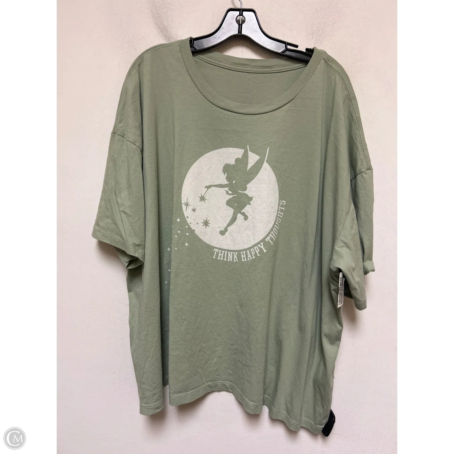 Top Short Sleeve Basic By Disney Store In Green, Size: 3x