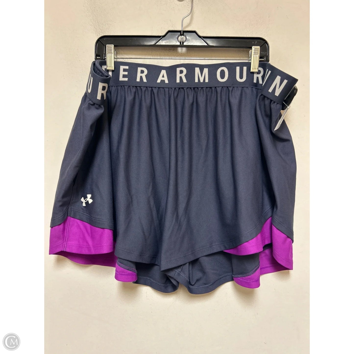 Athletic Shorts By Under Armour In Blue & Purple, Size: 3x