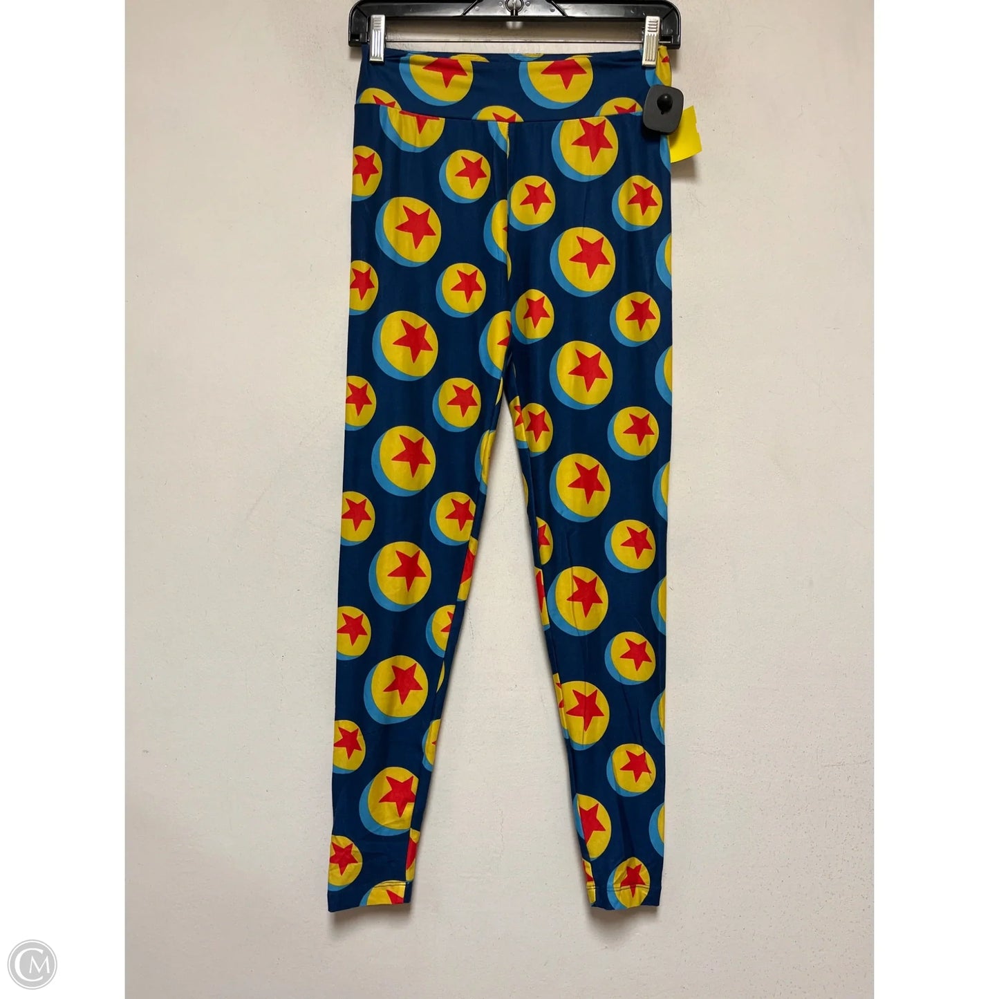Pants Leggings By Disney Store In Blue & Yellow, Size: S