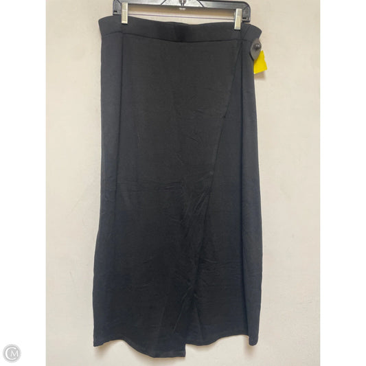 Skirt Midi By Vince In Black, Size: 12