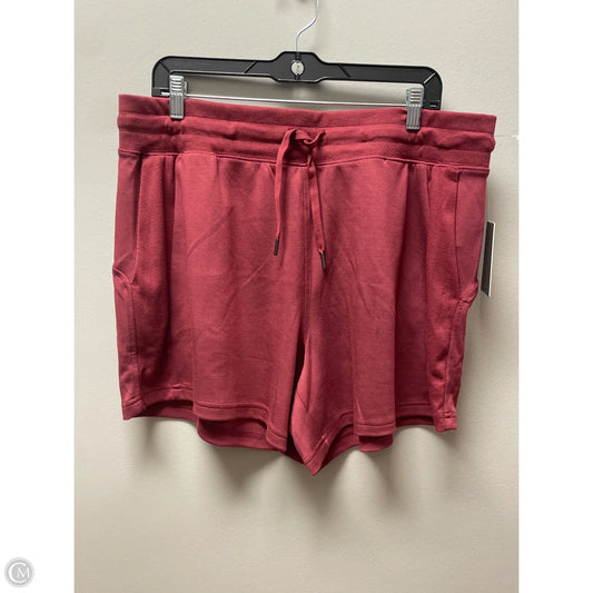 Athletic Shorts By Danskin In Red, Size: Xl