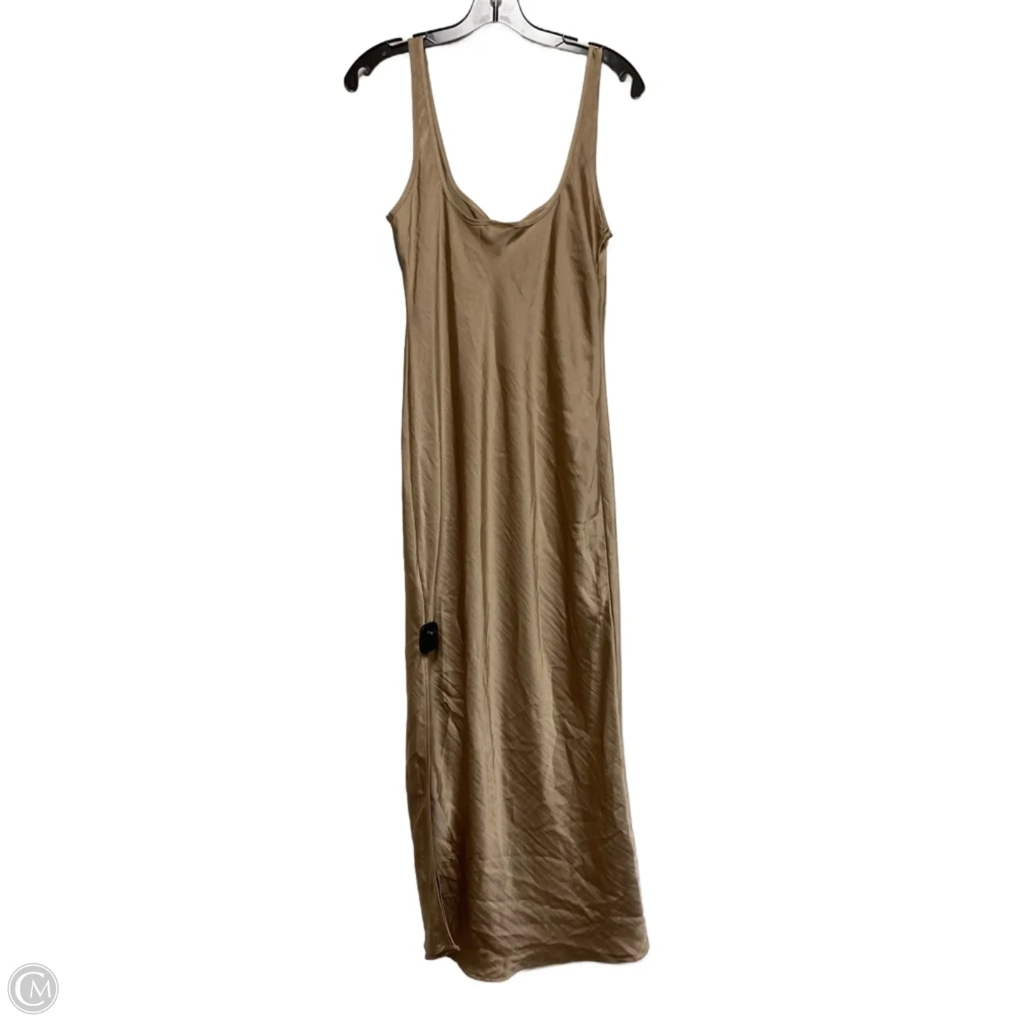 Dress Casual Midi By A New Day In Tan, Size: S