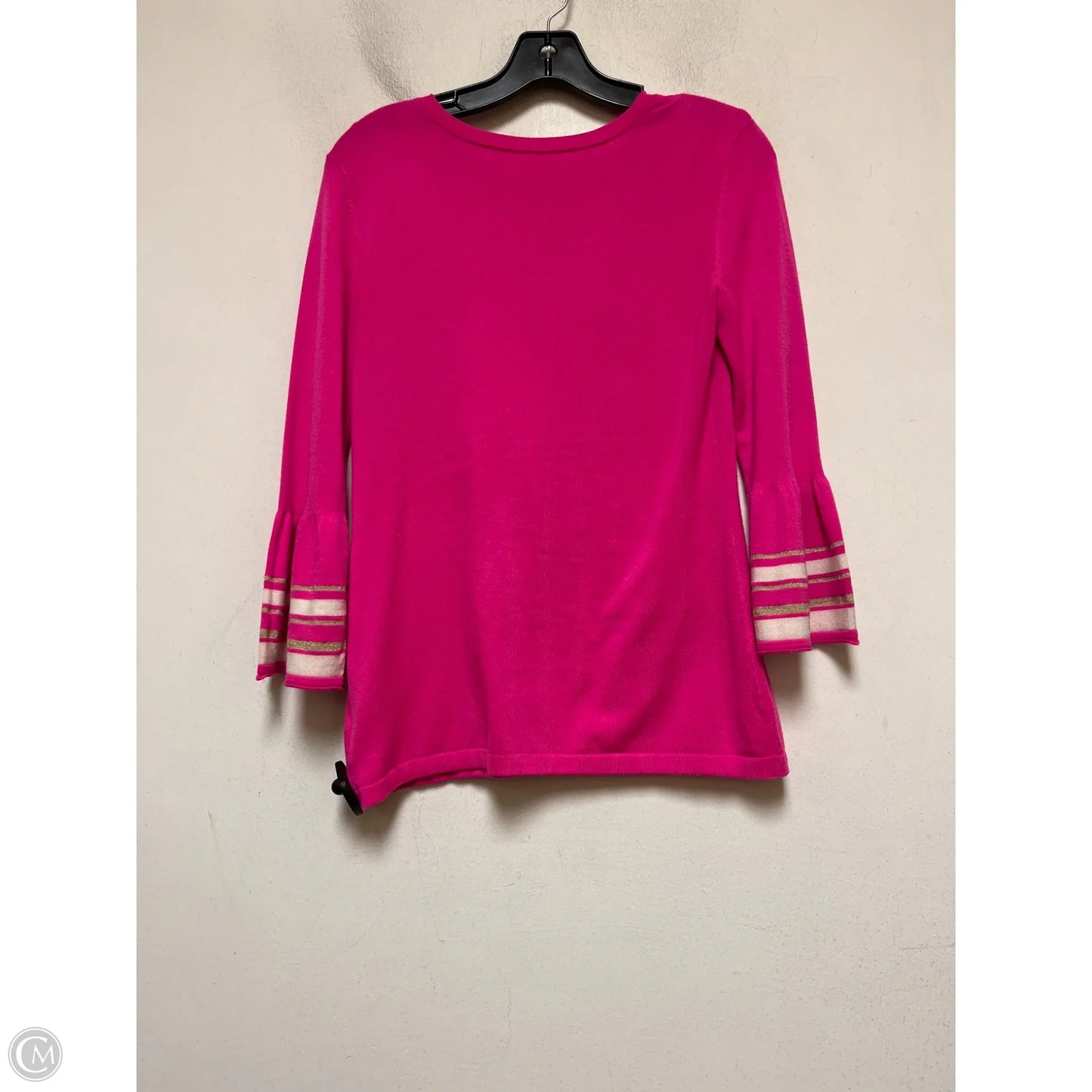 Top Long Sleeve Designer By Lilly Pulitzer In Pink, Size: S
