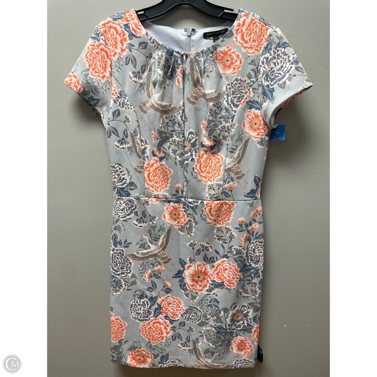 Dress Casual Midi By Banana Republic In Floral Print, Size: Mp