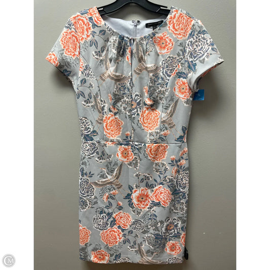 Dress Casual Midi By Banana Republic In Floral Print, Size: Mp