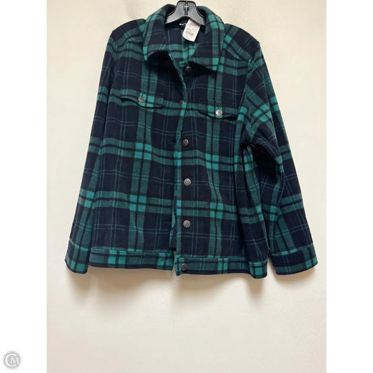 Jacket Shirt By Isaac Mizrahi Live Qvc In Plaid Pattern, Size: 2x