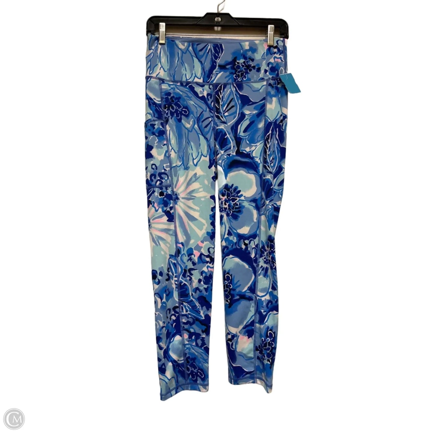 Pants Designer By Lilly Pulitzer In Blue & White, Size: M