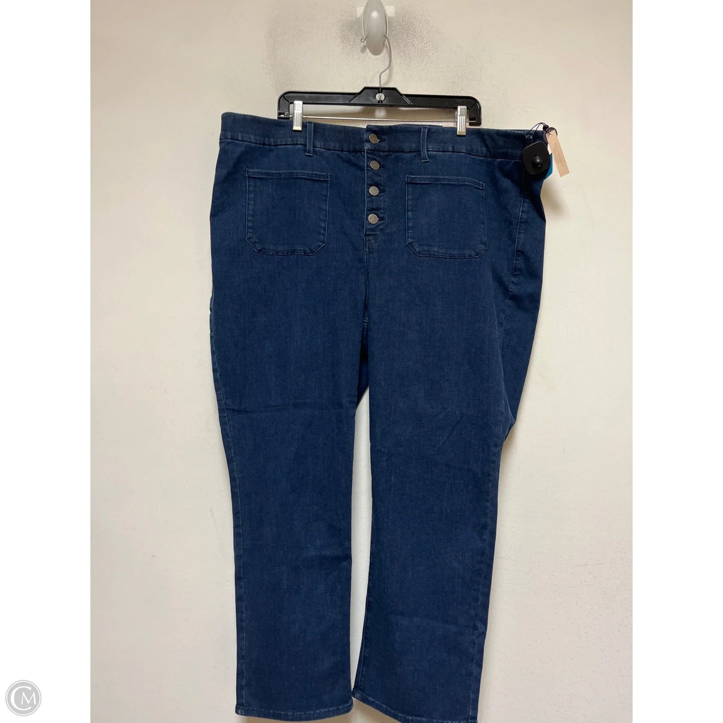Jeans Boot Cut By Not Your Daughters Jeans In Blue Denim, Size: 24
