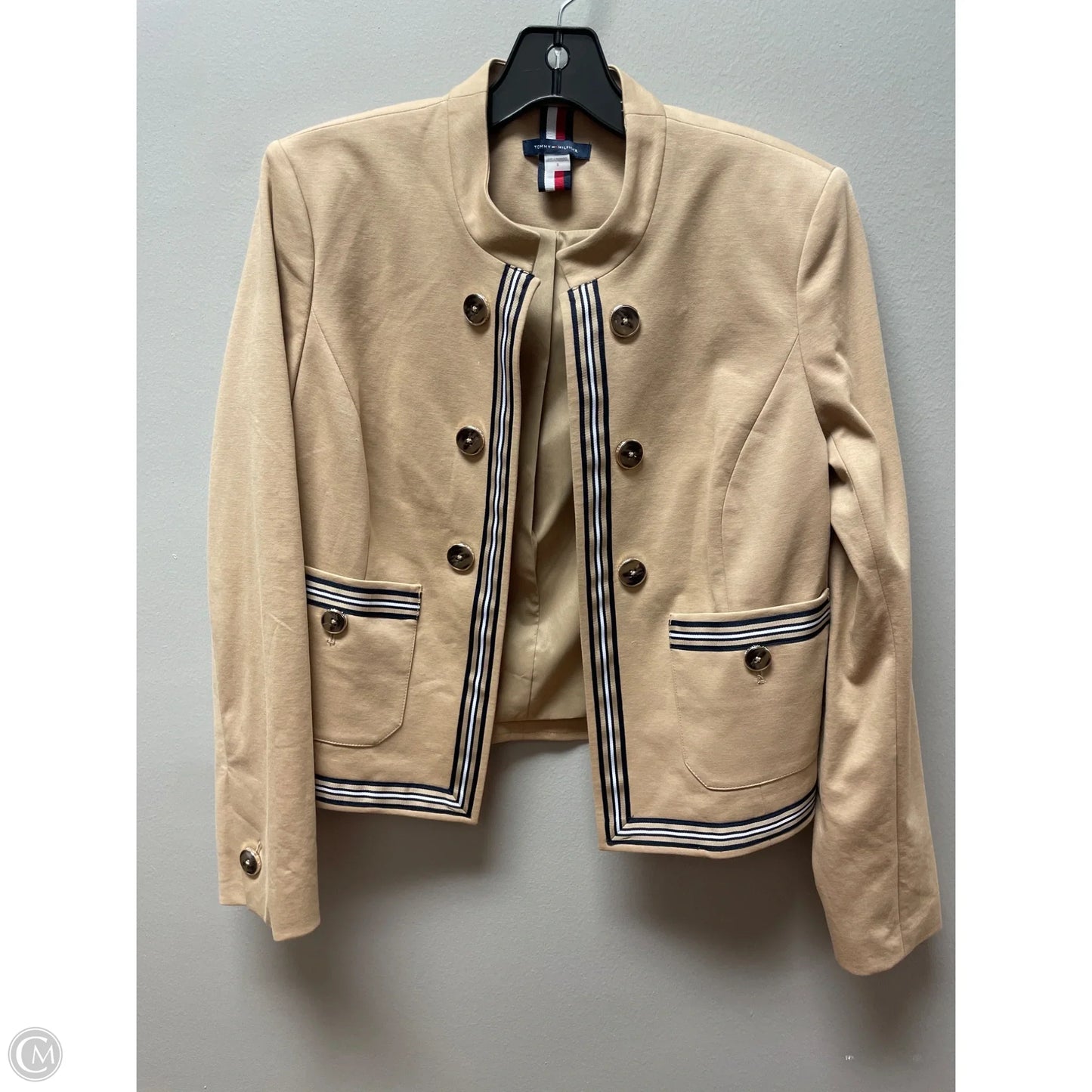 Blazer By Tommy Hilfiger In Tan, Size: M