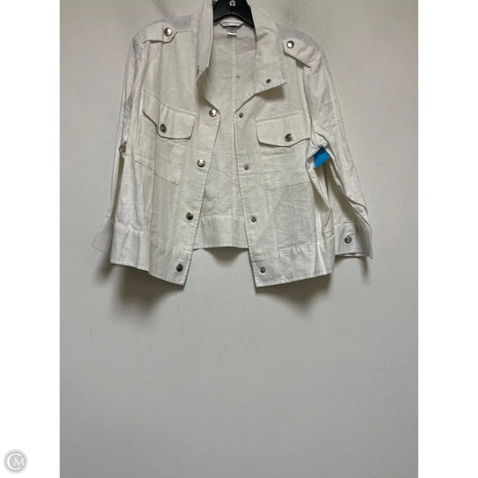 Jacket Other By Christopher And Banks In White, Size: M