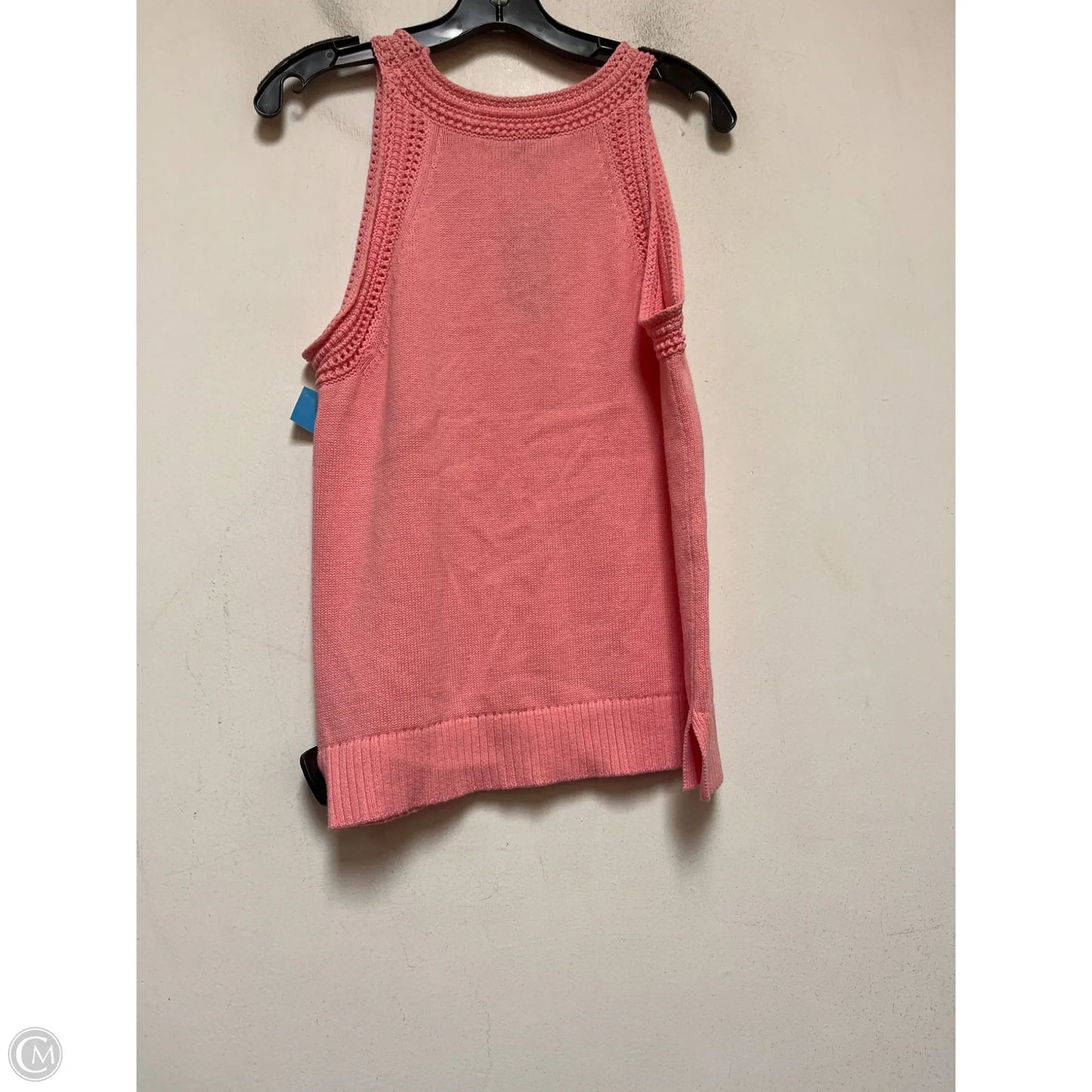 Top Sleeveless By Tommy Hilfiger In Pink, Size: L