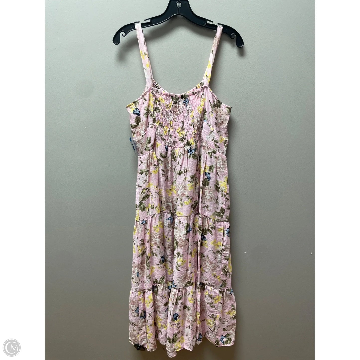 Dress Casual Midi By Inc In Floral Print, Size: L