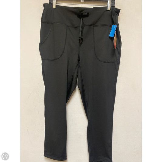 Athletic Leggings By Reebok In Black, Size: Xl