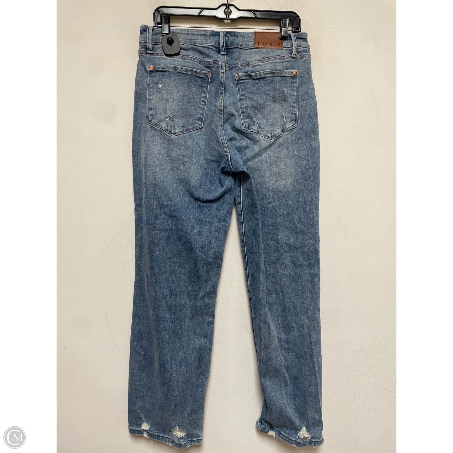 Jeans Straight By Judy Blue In Blue Denim, Size: 8
