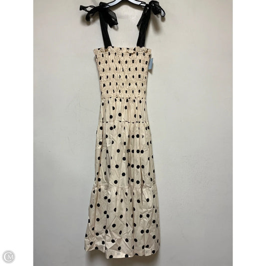 Dress Casual Midi By En Saison In Polkadot Pattern, Size: Xs