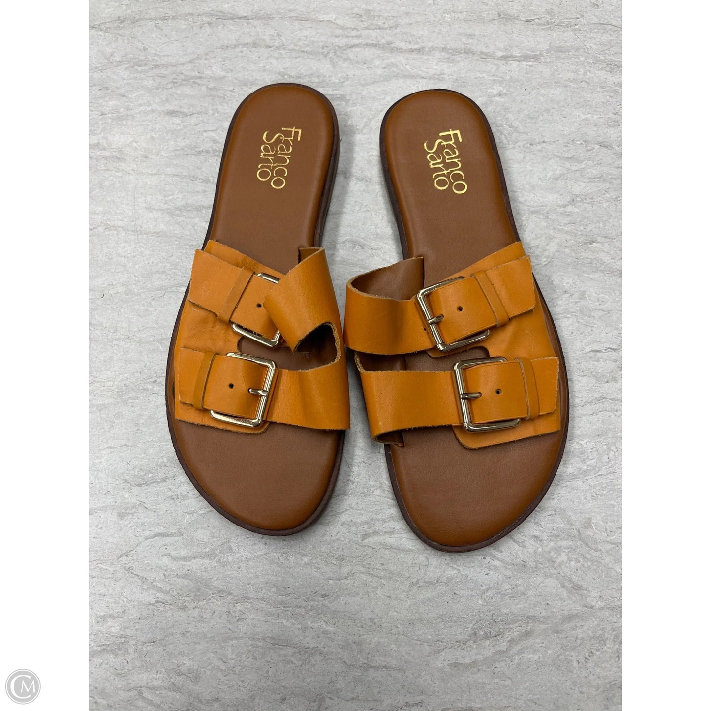 Sandals Flats By Franco Sarto In Yellow, Size: 8.5