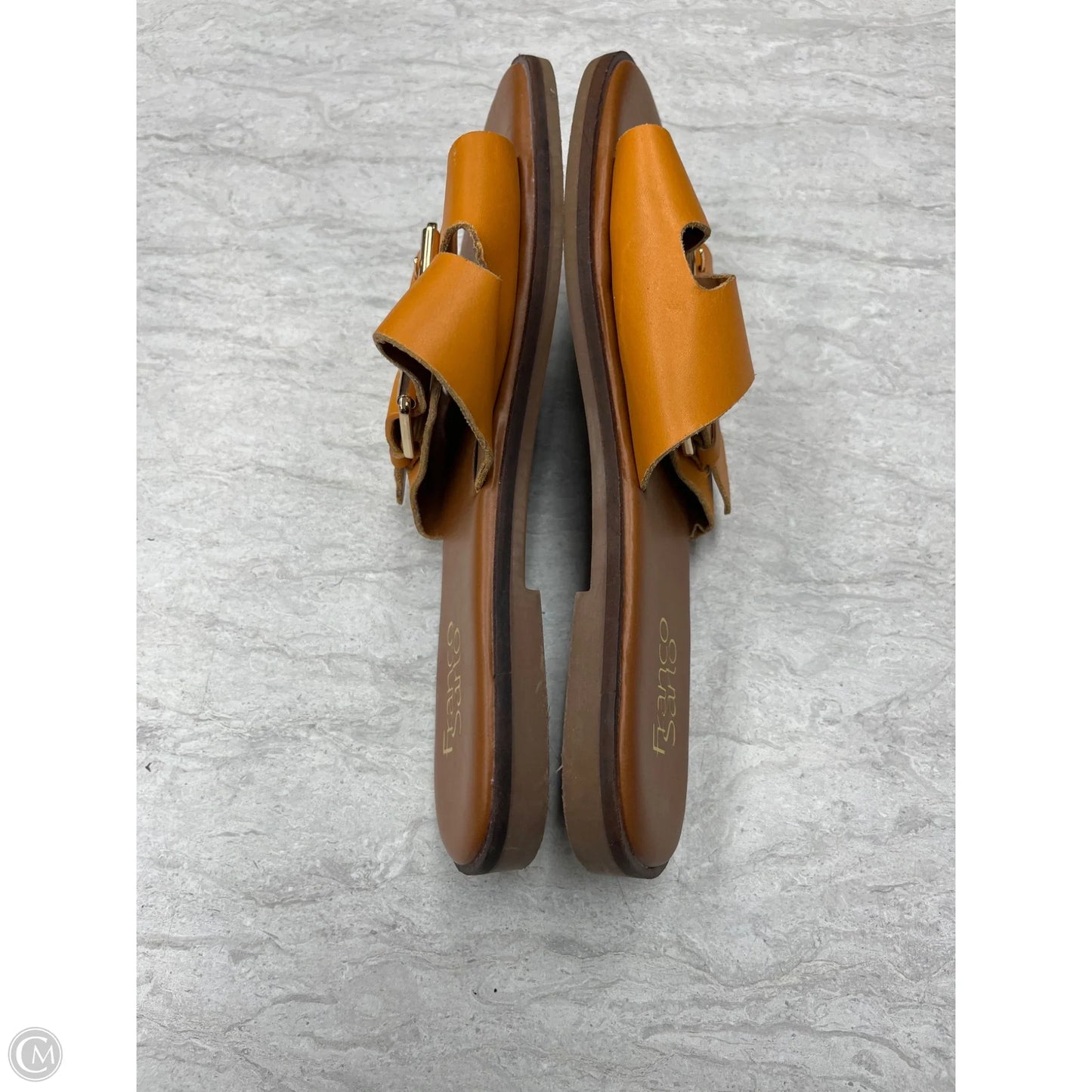 Sandals Flats By Franco Sarto In Yellow, Size: 8.5